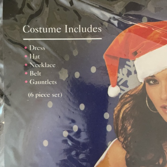 (6) Piece “Santa’s Sweetie” Rare Christmas Costume Dress. In size medium. - Picture 7 of 8